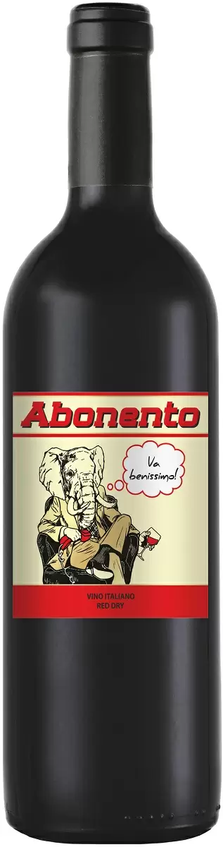 Вино Abonento Red Dry 0.75 л