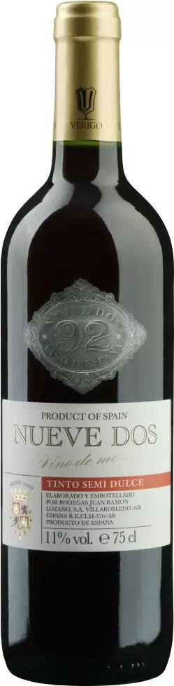 Вино Nueve Dos Tinto Semidulce 0.75 л