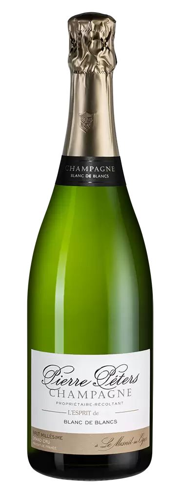 Шампанское Champagne Pierre Peters Cuvee l'Esprit Brut Grand Cru 2015 г. 0.75 л
