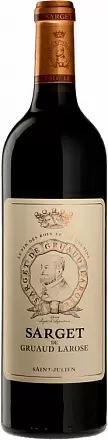 Вино Sarget du Gruaud-Larose 2017 г. 0.75 л