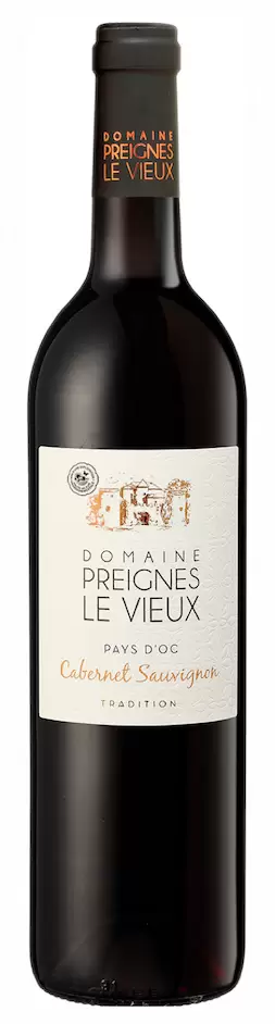 Вино Cabernet Sauvignon Tradition Domaine Preignes le Vieux Languedoc AOC 0.75 л