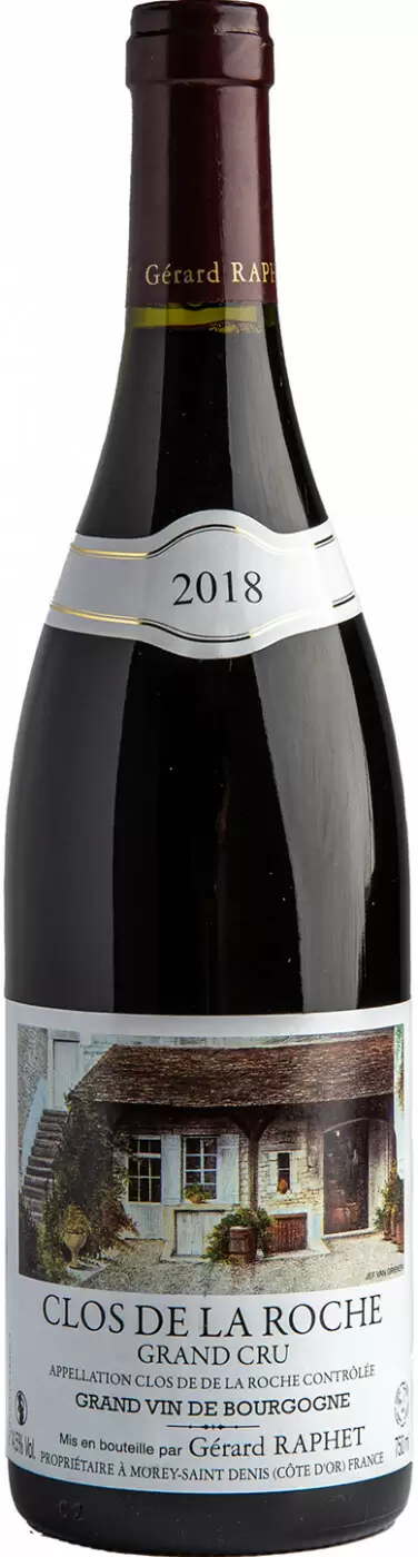 Вино Gerard Raphet Clos de la Roche Grand Cru 2018 г. 0.75 л