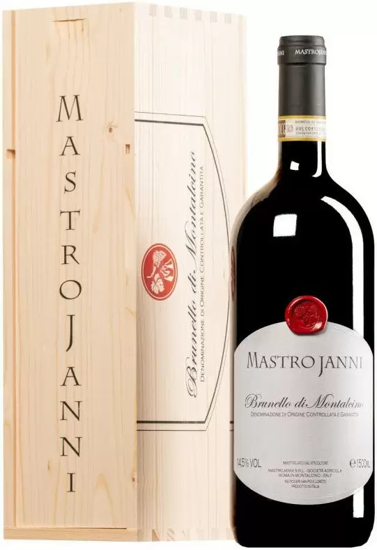 Вино Mastrojanni Brunello di Montalcino 1.5 л Gift Box