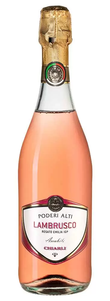 Шипучее вино Lambrusco dell'Emilia Rosato Poderi Alti 0.75 л