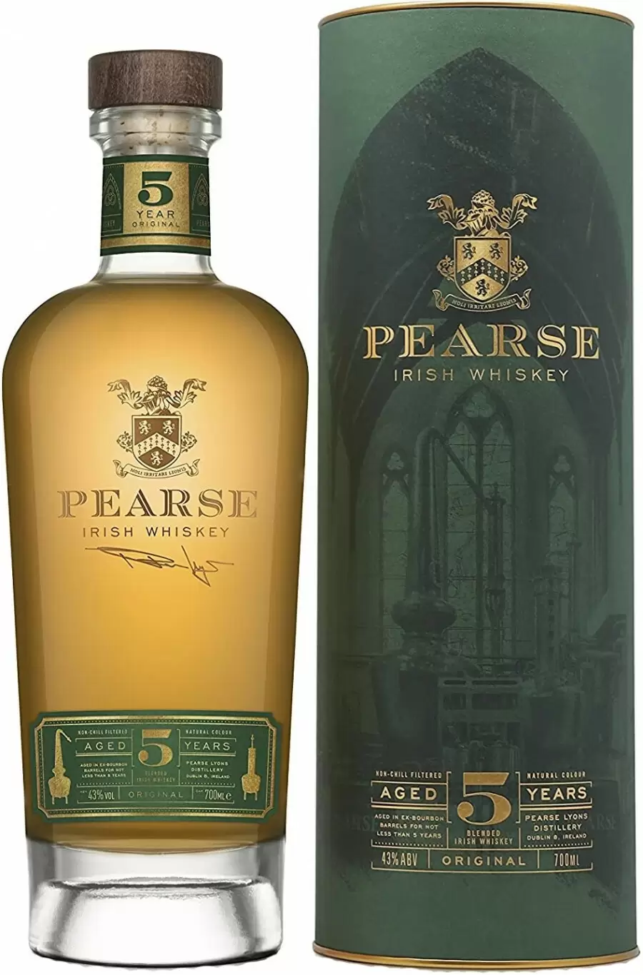 Виски Pearse Lyons Pearse Original 5 Years Old 0.7 л в подарочной упаковке