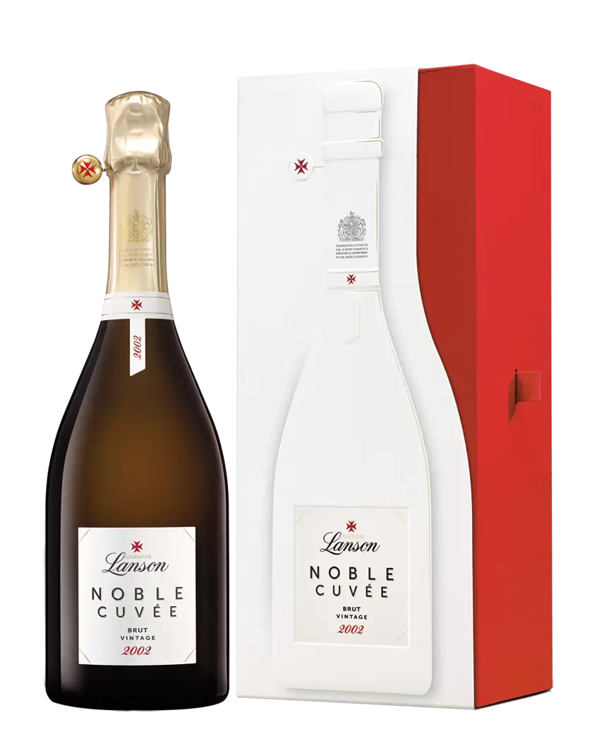 Шампанское Noble Cuvee de Lanson Brut 2002 г. 0.75 л Gift Box