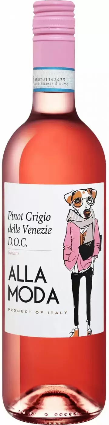 Вино Alla Moda Pinot Grigio Rosato delle Venezie 0.75 л