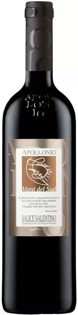 Вино Mani del Sud Rosso Apollonio Salice Salentino 0.75 л