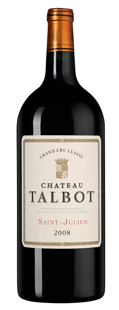 Вино Chateau Talbot 2008 г. 3 л