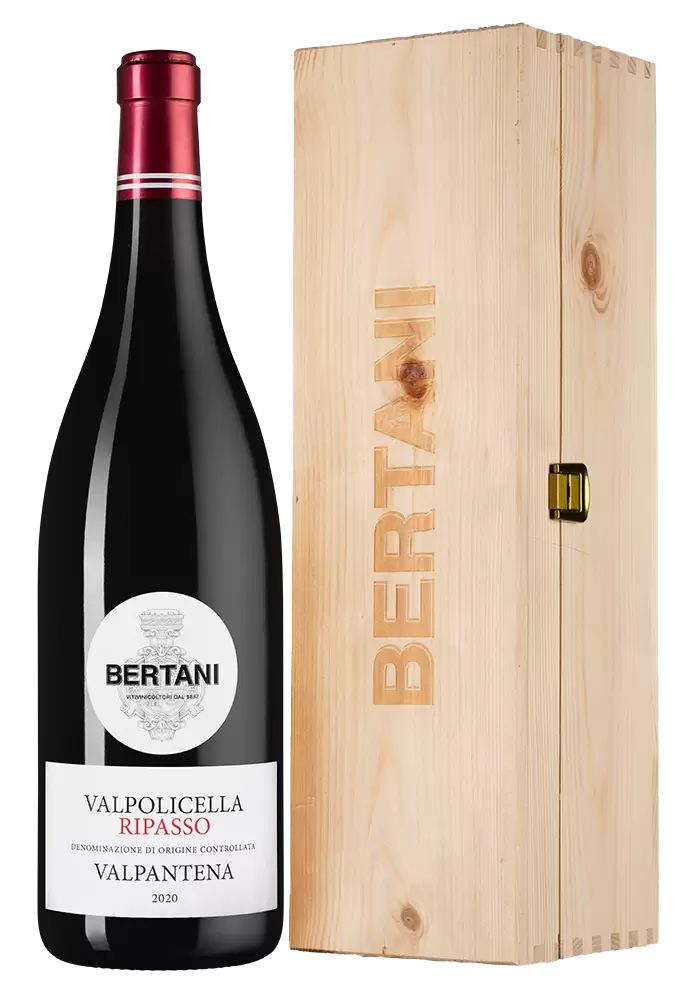 Вино Valpolicella Ripasso Valpantena Bertani 1.5 л в подарочной упаковке