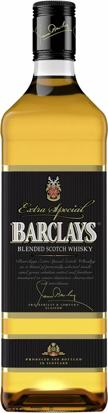 Виски Barclays Blended Scotch Whisky 0.7 л
