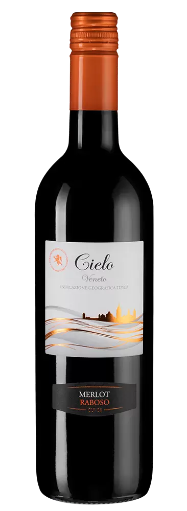 Вино Merlot e Raboso 2019 г. 0.75 л