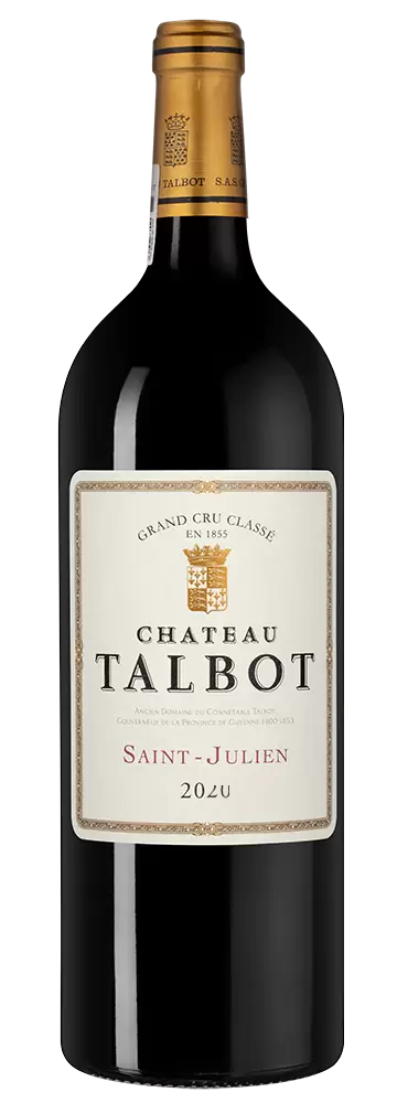 Вино Chateau Talbot 2020 г. 1.5 л