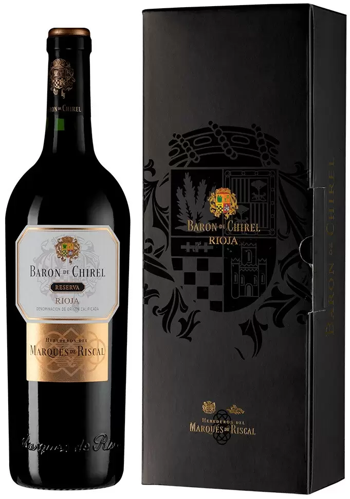 Вино Baron de Chirel Reserva 0.75 л в подарочной упаковке