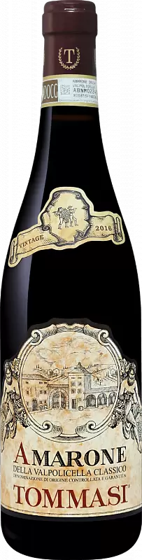 Вино Tommasi Amarone della Valpolicella DOCG Classico 2016 г. 0.75 л