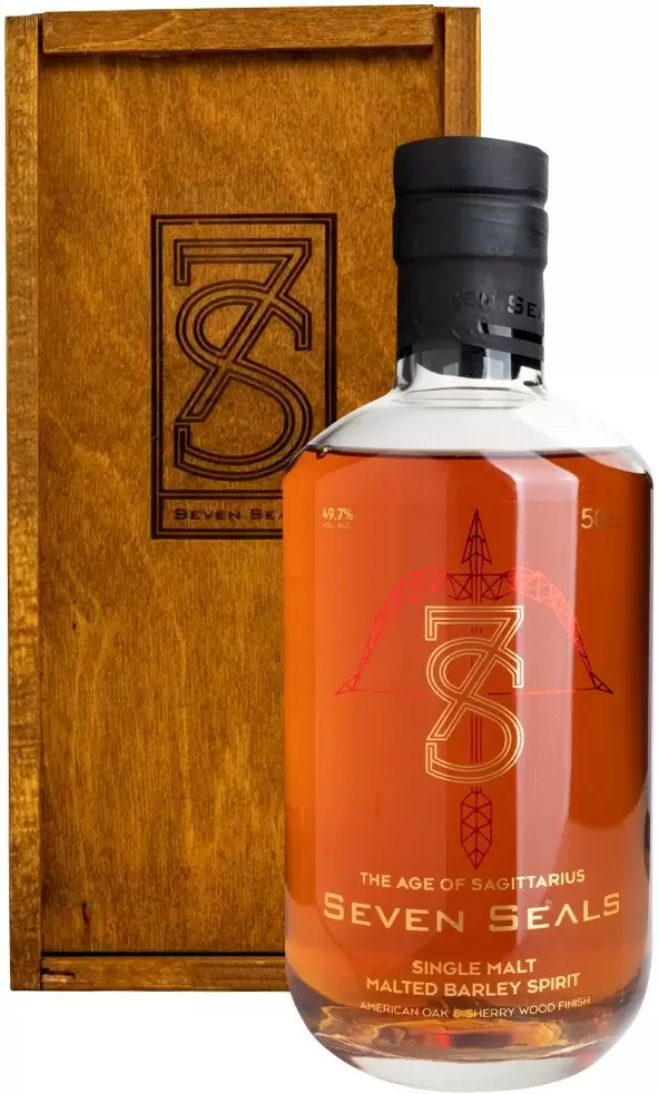 Виски Seven Seals Zodiac The Age of Sagittarius Single Malt 0.5 л Gift Box