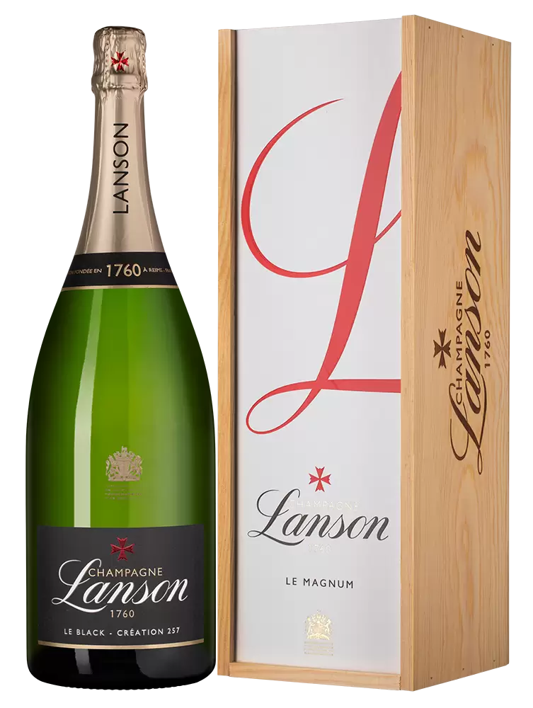 Шампанское Le Black Creation 257 Brut Lanson 1.5 л Gift Box