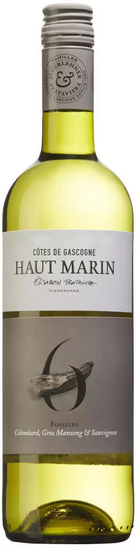 Вино Haut Marin Fossiles Colombard-Sauvignon-Gros Manseng Cotes de Gascogne IGP 0.75 л