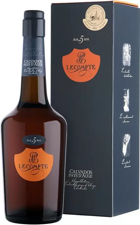 Кальвадос Lecompte Pays d'Auge 5 Years Old 0.7 л Gift Box