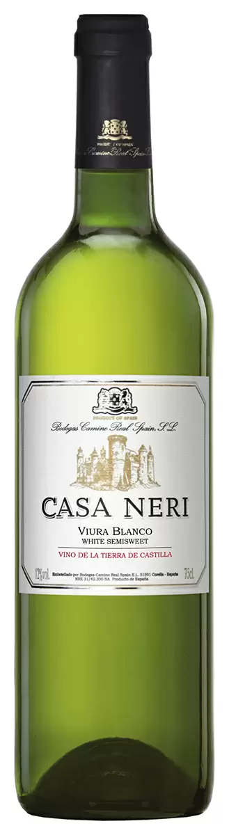 Вино Bodegas Camino Real Casa Neri Viura Blanco Semisweet 0.75 л