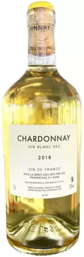 Вино Chateau La Grace Dieu des Prieurs Chardonnay 2018 г. 0.75 л