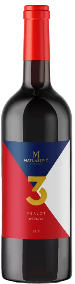 Вино Matijasevic Tri Doline Merlot 0.75 л
