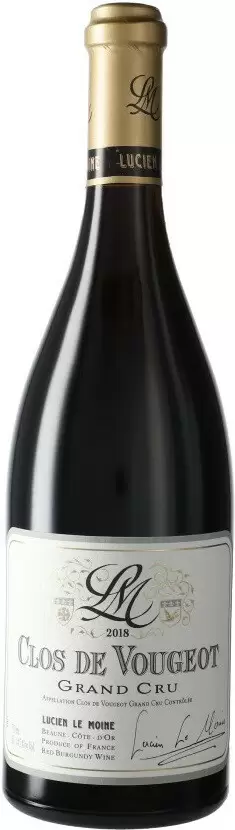 Вино Lucien Le Moine Clos de Vougeot Grand Cru 2018 г. 0.75 л