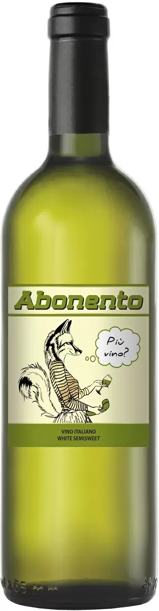 Вино Abonento White Semi Sweet 0.75 л