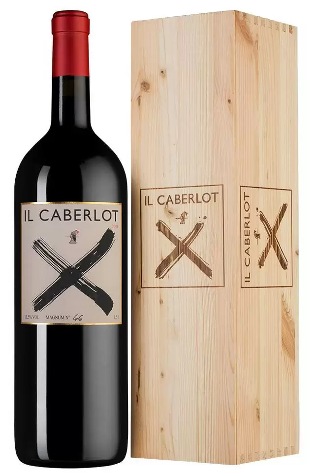 Вино Il Caberlot 2014 г. 1.5 л Gift Box