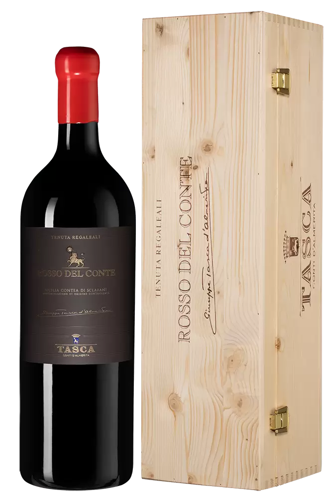 Вино Tenuta Regaleali Rosso del Conte 2016 г. 1.5 л Gift Box
