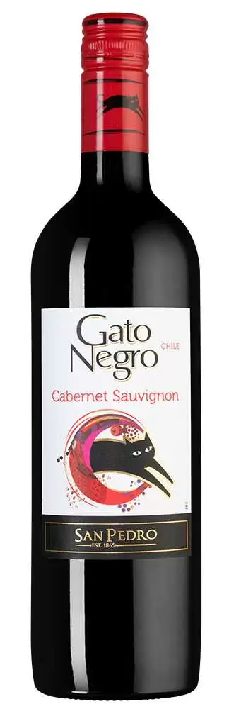 Вино Gato Negro Cabernet Sauvignon Vina San Pedro 0.75 л