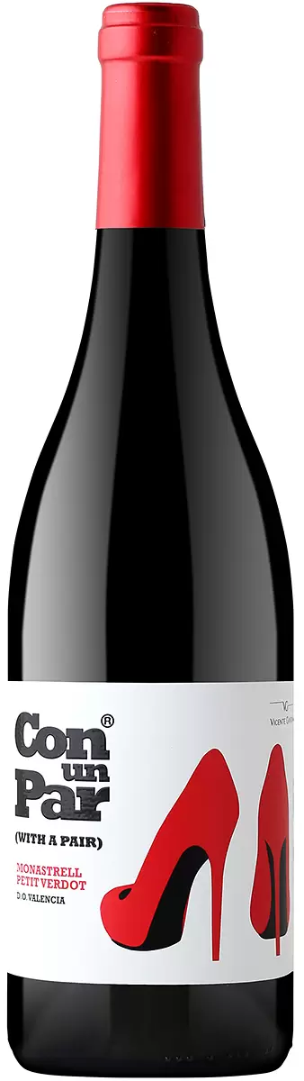 Вино Con Un Par Monastrell Petit Verdot Valencia 0.75 л
