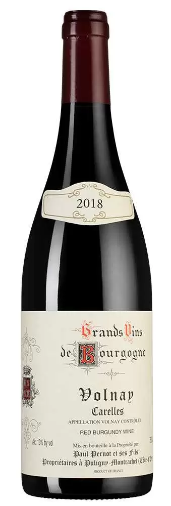 Вино Volnay Premier Cru Carelle sous la Chapelle Domaine Paul Pernot & Fils 0.75 л