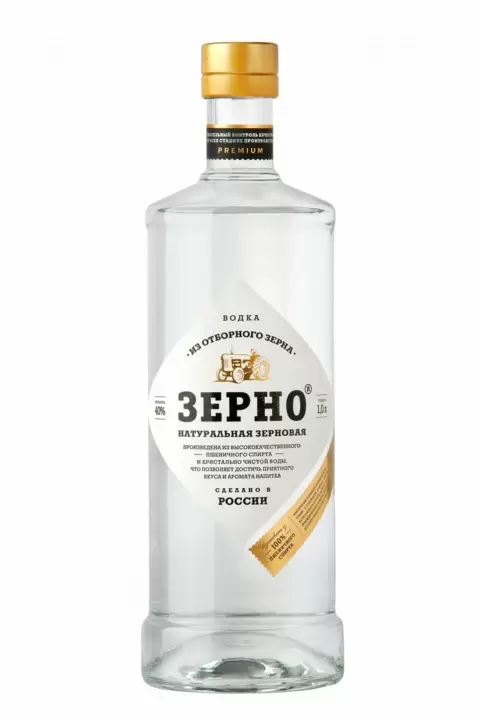 Водка Зерно Натуральная Зерновая 1 л