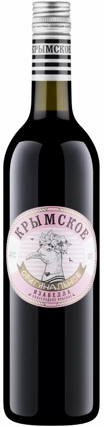 Вино Крымское Оригинальное Чайка Изабелла 0.75 л