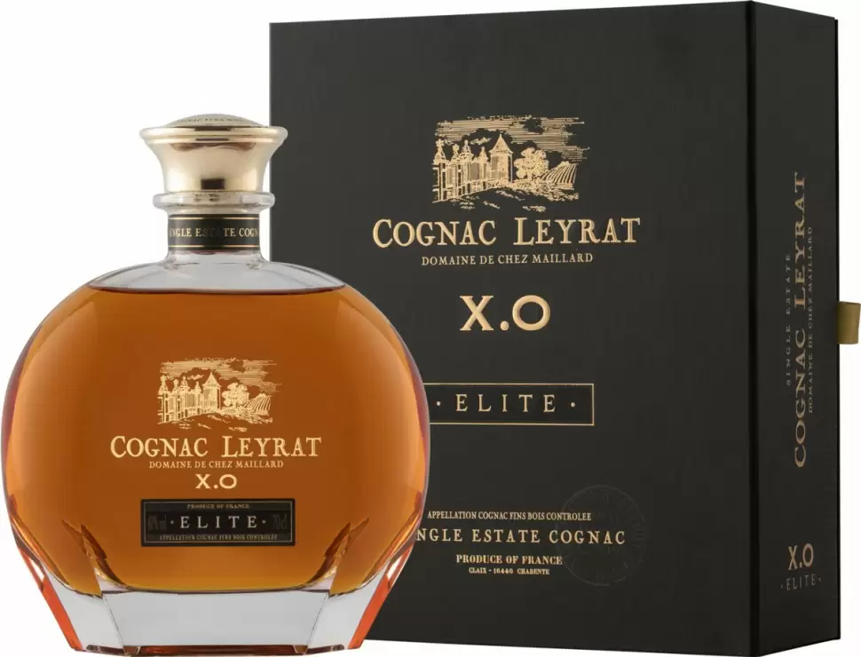 Коньяк Leyrat XO Elite 0.7 л в подарочной упаковке