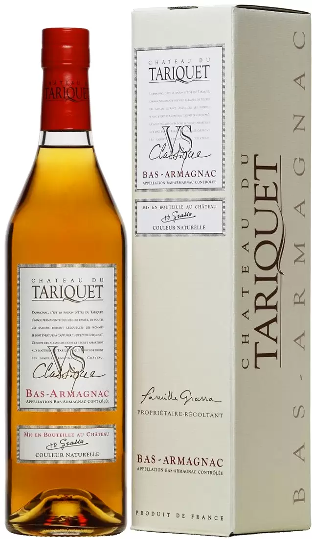 Арманьяк Bas-Armagnac AOC Chateau du Tariquet VS Classique 0.7 л Gift Box