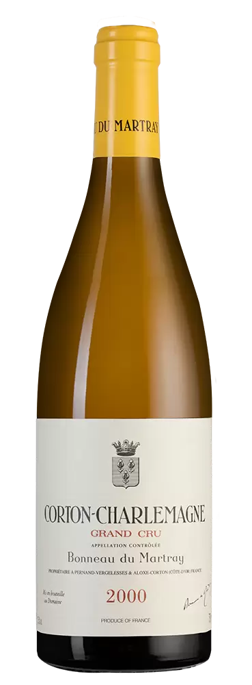 Вино Corton-Charlemagne Grand Cru Bonneau du Martray 2000 г. 0.75 л