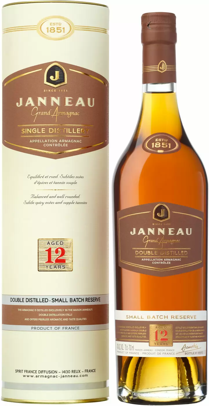 Арманьяк Janneau 12 Years Old 0.7 л Gift Box