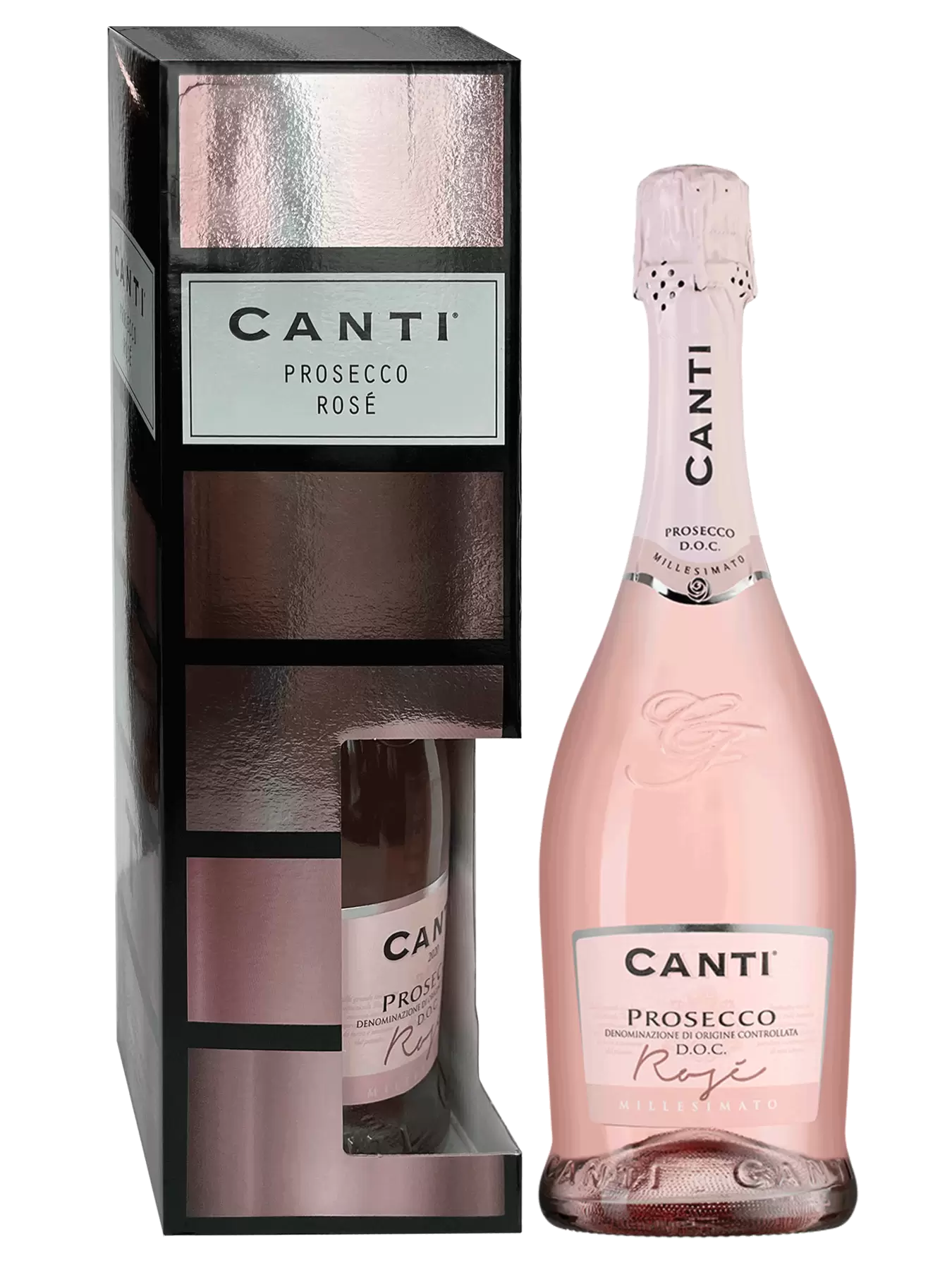 Игристое вино Canti Prosecco Rose 0.75 л Gift Box
