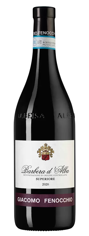 Вино Barbera d'Alba Superiore Giacomo Fenocchio 2020 г. 0.75 л