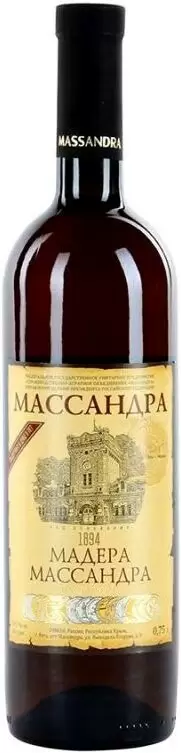 Вино Мадера Массандра 0.75 л