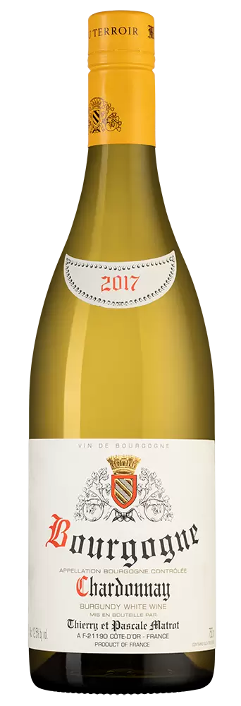 Вино Domaine Thierry et Pascale Matrot Bourgogne Chardonnay 2017 г. 0.75 л