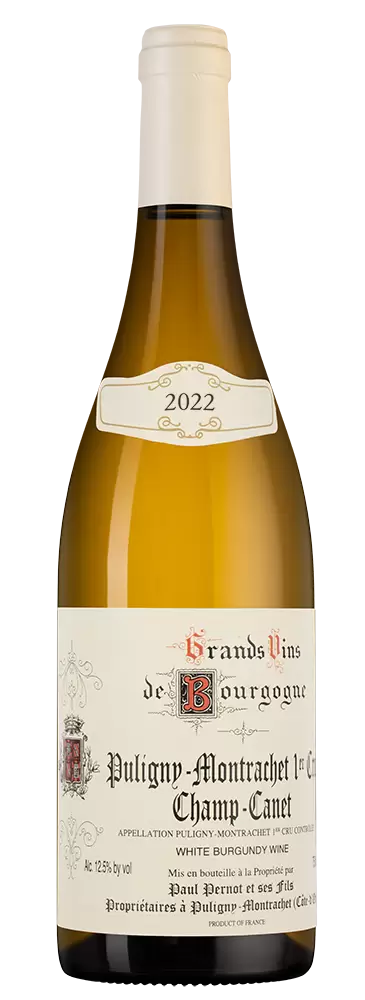 Вино Puligny-Montrachet Premier Cru Champ Canet - Clos de la Jaquelotte Domaine Paul Pernot & Fils 2022 г. 0.75 л