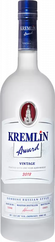 Водка Кремлин Эворд Винтаж 1 л
