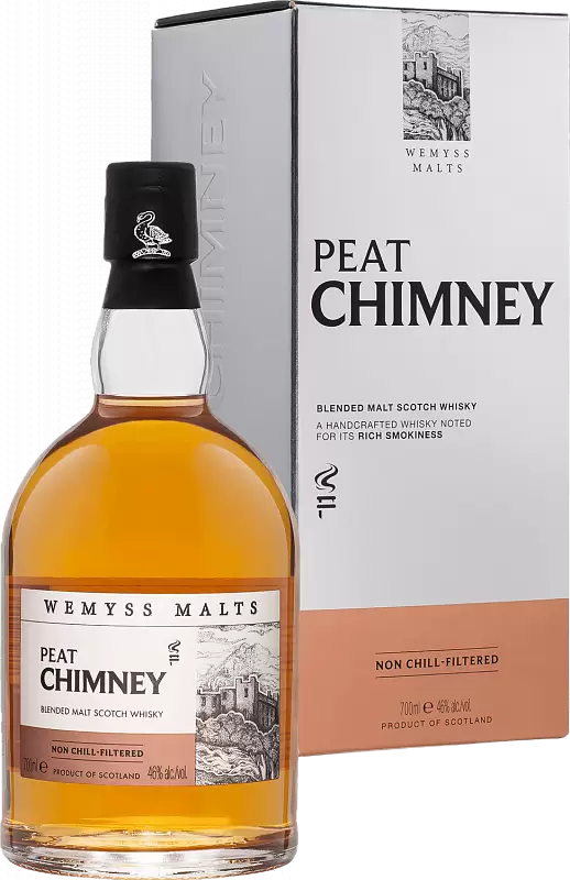 Виски Wemyss Malts Peat Chimney Blended Malt Scotch 0.7 л Gift Box