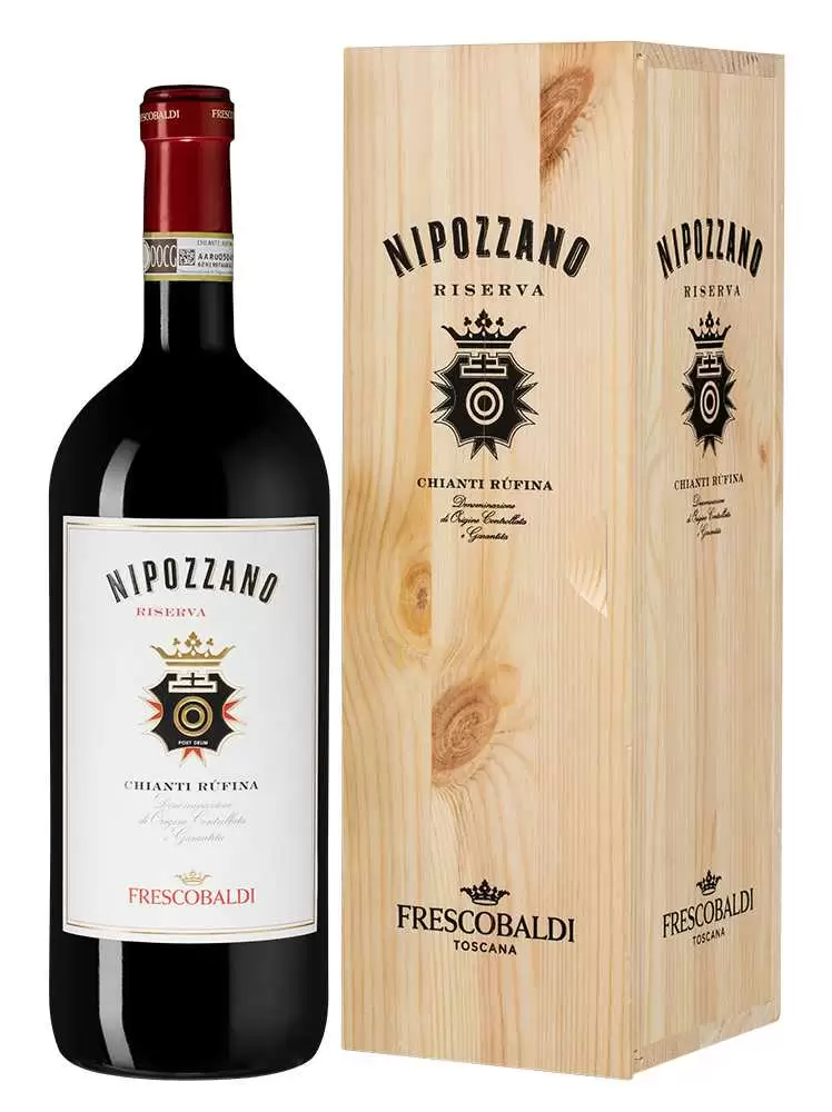 Вино Nipozzano Chianti Rufina Riserva 2017 г. 1.5 л Gift Box