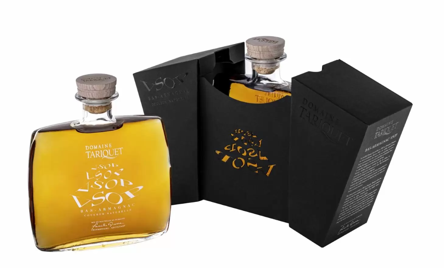 Арманьяк Domaine Tariquet VSOP Carafe Cabossee Bas-Armagnac AOС 0.7 л в подарочной упаковке