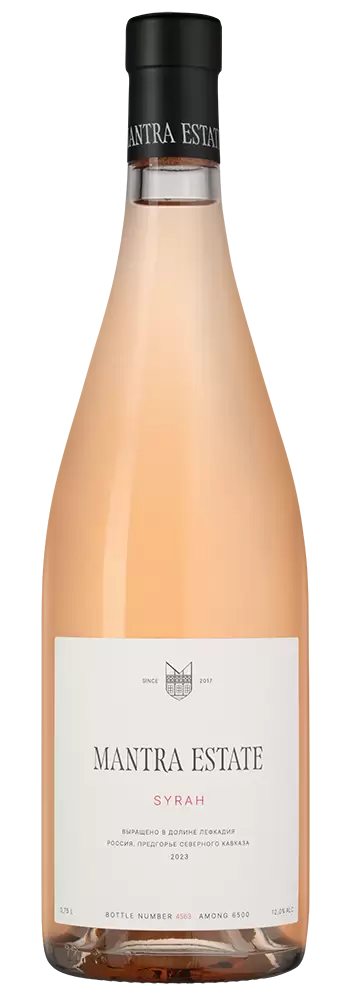 Вино Syrah Rose Mantra Estate 0.75 л
