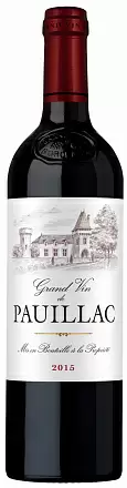 Вино Maison Ginestet Grand Vin de Pauillac 2016 г. 0.75 л
